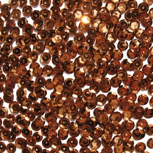 Caramel - Craft Medley 6mm Metallic Cup Sequins