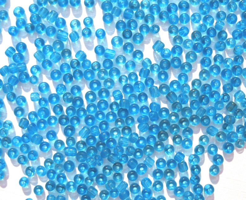 Pacific Blue Crafts 9/0 Translucent Glass Seed Beads image 2