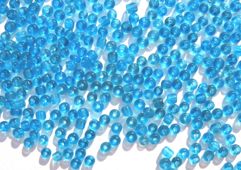 Pacific Blue Crafts 9/0 Translucent Glass Seed Beads image 5