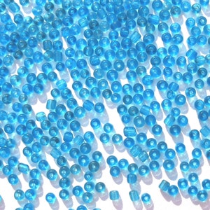 Pacific Blue Crafts 9/0 Translucent Glass Seed Beads image 7