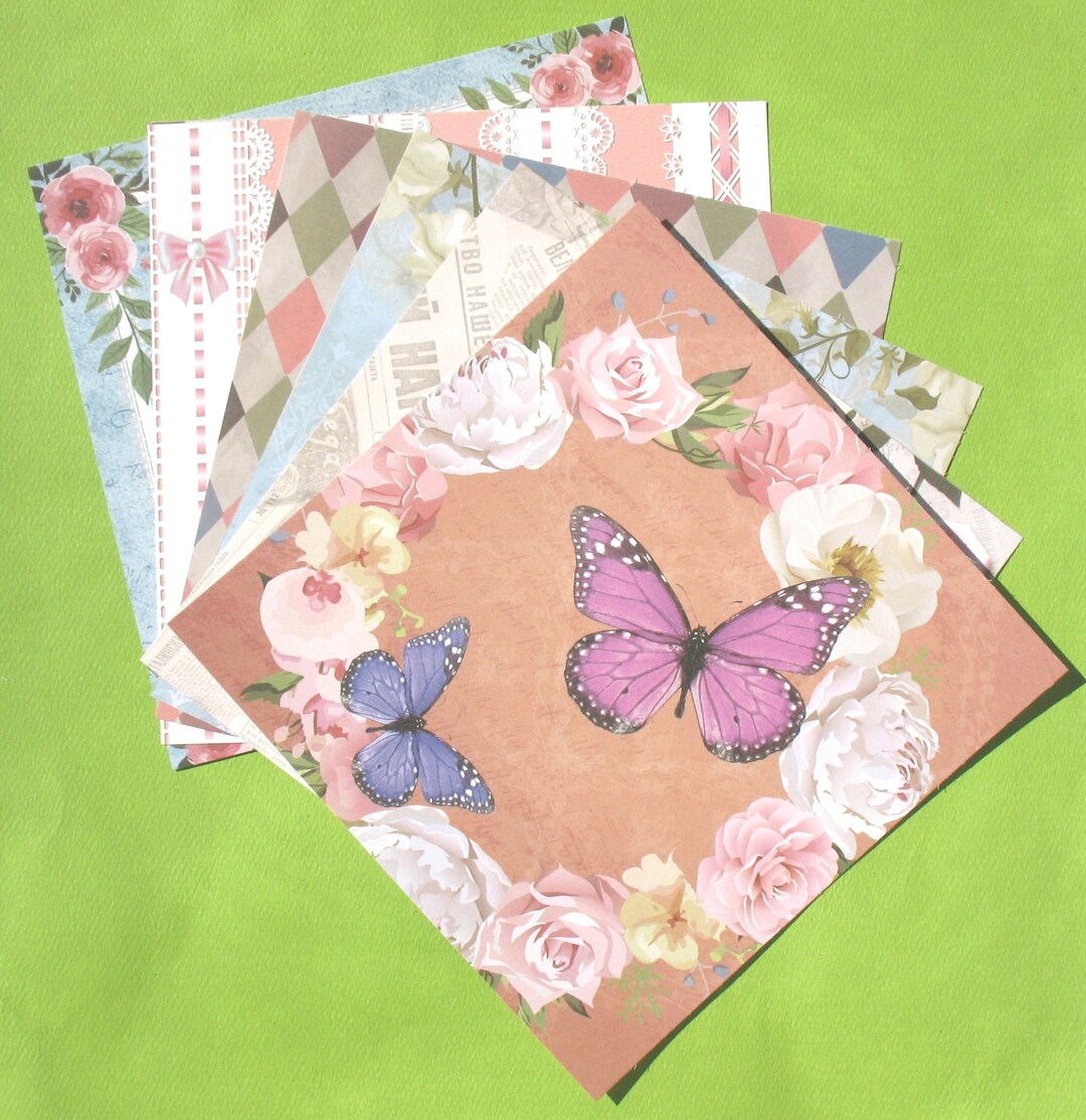 French Country - 6x6 Crafts Designer Paper Pack - Etsy