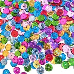 Celebrate - Craft Medley 8mm Aurora Borealis Metallic Cup Sequins