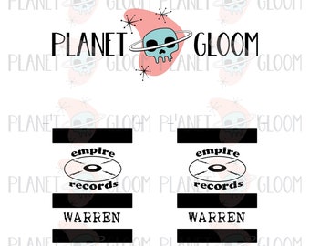 Empire Records Warren Name Badge Digital Download, Printable