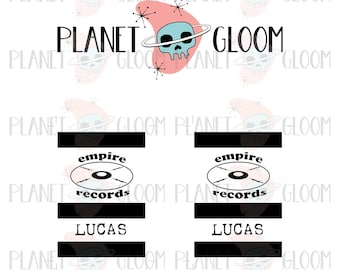 Empire Records Lucas Name Badge Digital Download, Printable