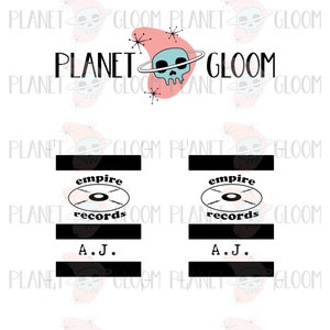 Empire Records AJ Name Badge Digital Download, Printable