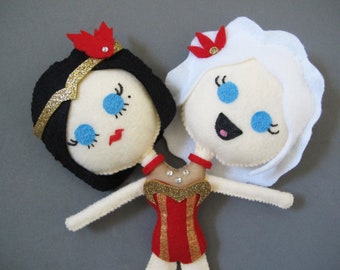 Dark Circus Acrobat Conjoined Twins Plush Doll