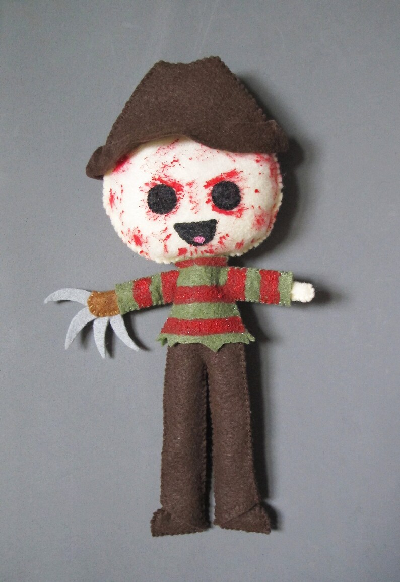Freddy Krueger Plush Doll Etsy