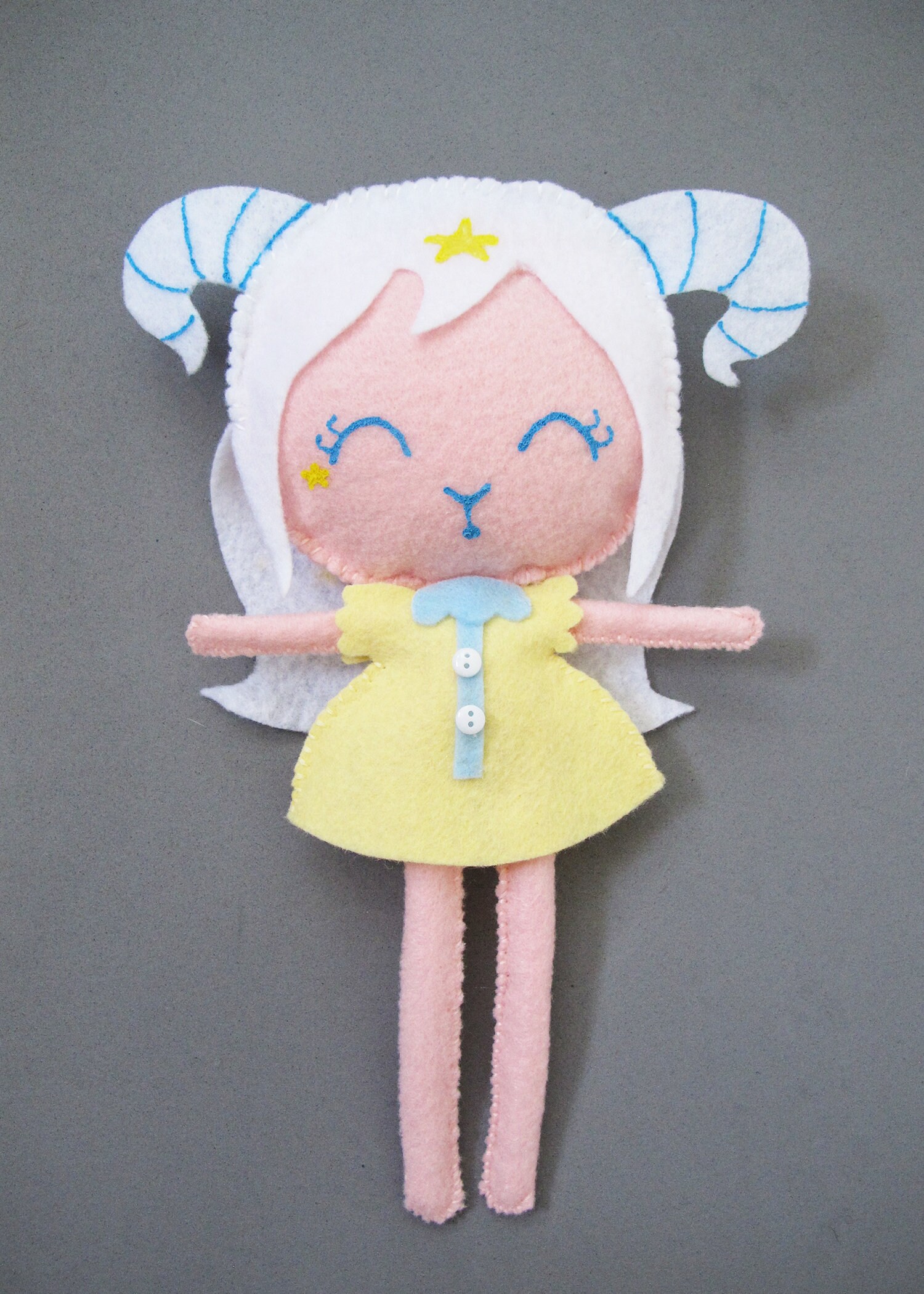 Moondreamers Hornsby the Ram Plush Doll Etsy