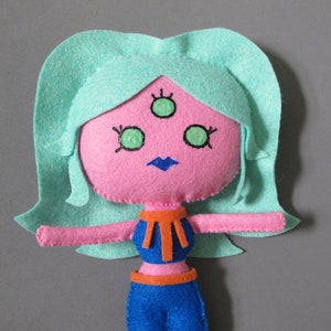 Third Eye Psychedelic Pink Plush Doll