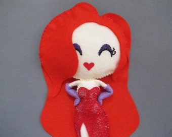 Jessica Red Head Bombshell Plush Doll