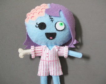 Zombie Slumber Party Plush Doll