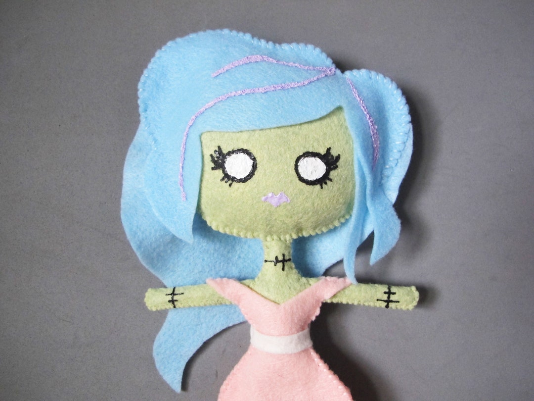 Zombie Prom Queen Pastel Goth Plush Doll Etsy
