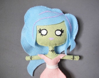 Zombie Prom Queen Pastel Goth Plush Doll