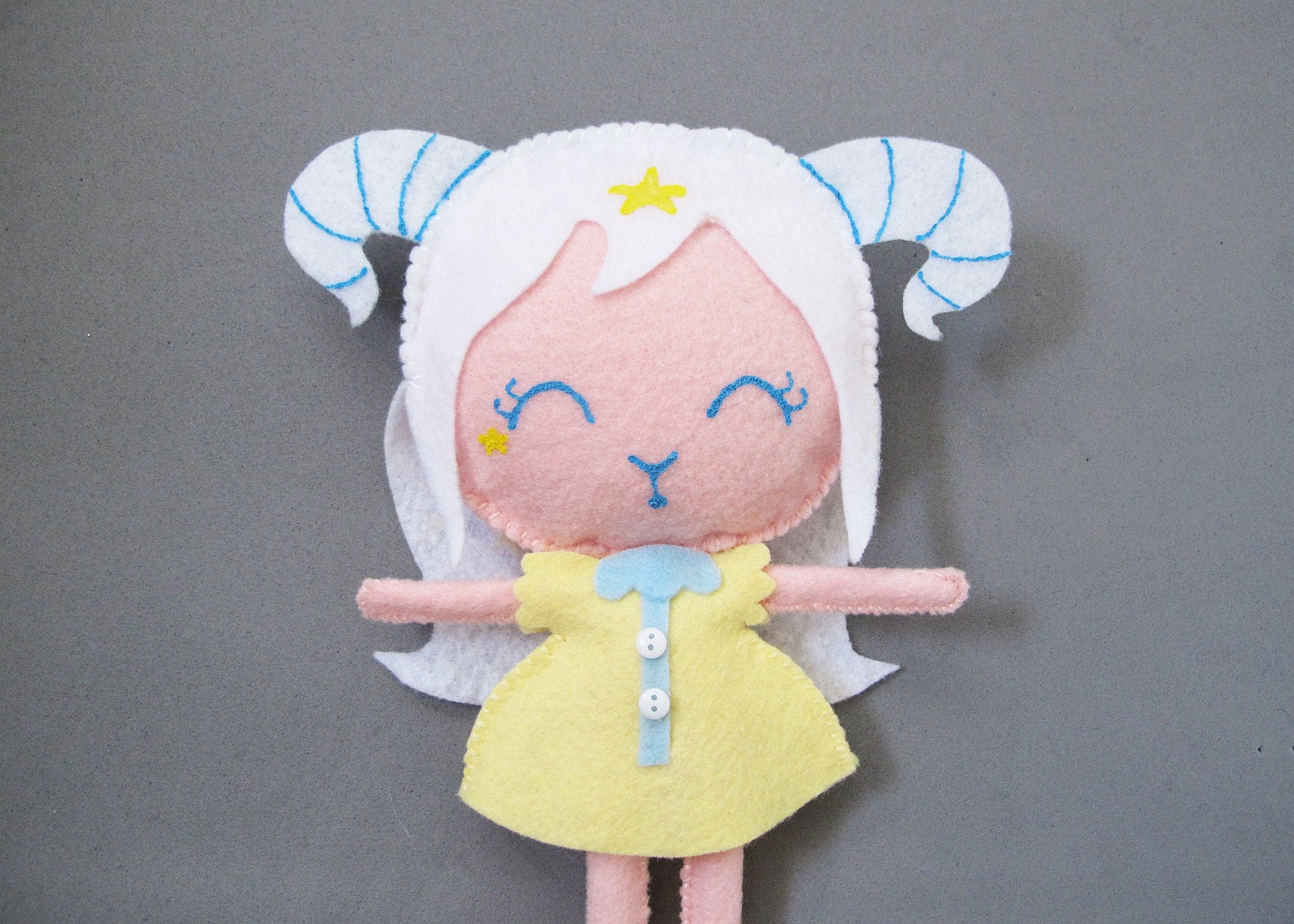 Moondreamers Hornsby the Ram Plush Doll Etsy