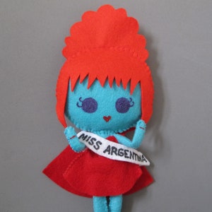 Miss Argentina Beetle Guy Plush Doll