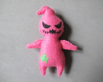 Pink Mini 4.75 Inch Bug Bag Christmas Villain Plush Doll