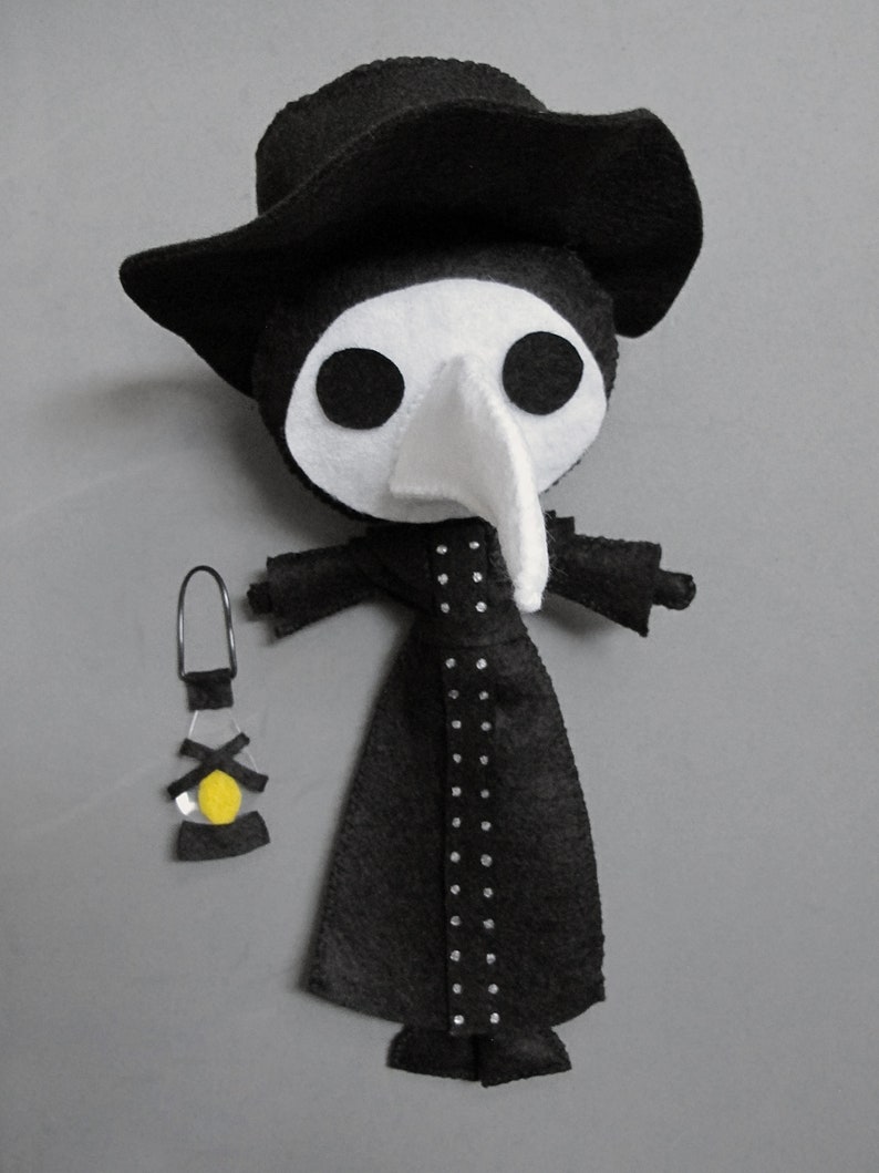 Plague Doctor Plush Doll image 4