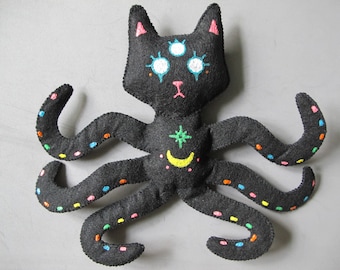 Third Eye Cat Hexapus Plush Doll