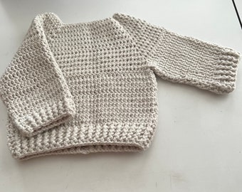 crochet child pullover