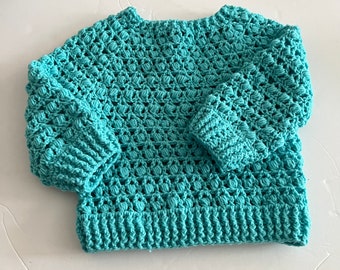 kids crochet pullover