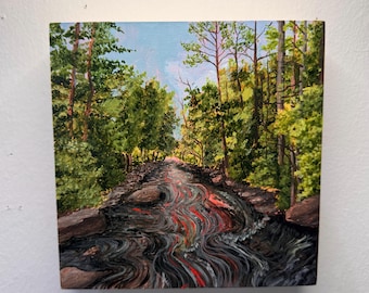 アクリル画「なんて奇妙なことか」