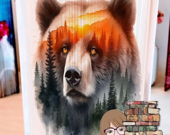 Bear, Fore-Edge Photo Strip Book Pattern  (PDF Download)