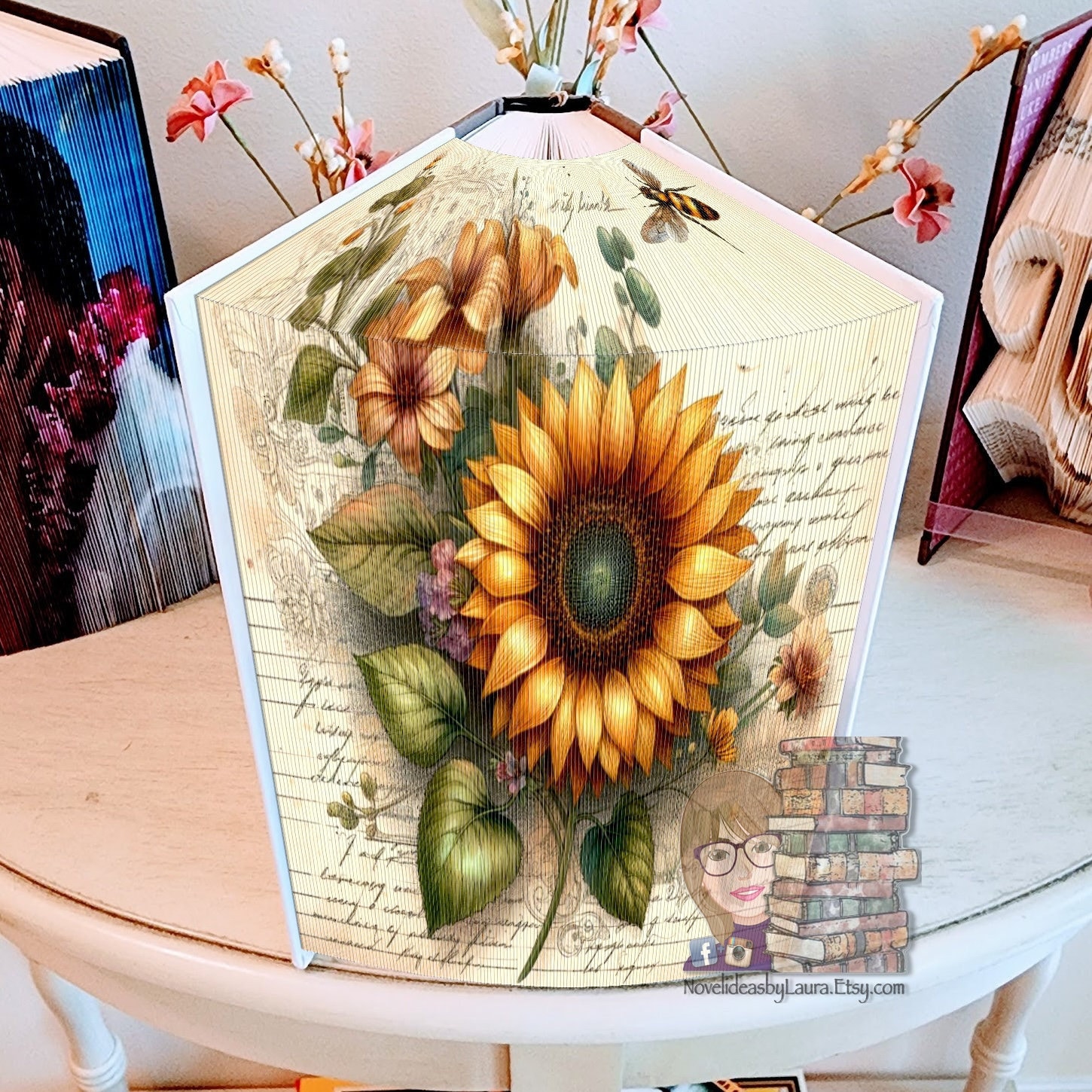 ひまわり (フォアエッジ/トップエッジ、2イン1)、フォアエッジフォト