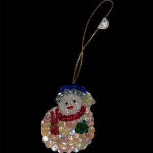 Snowman Ornament for Tree 2&quot; x 1.5&quot;