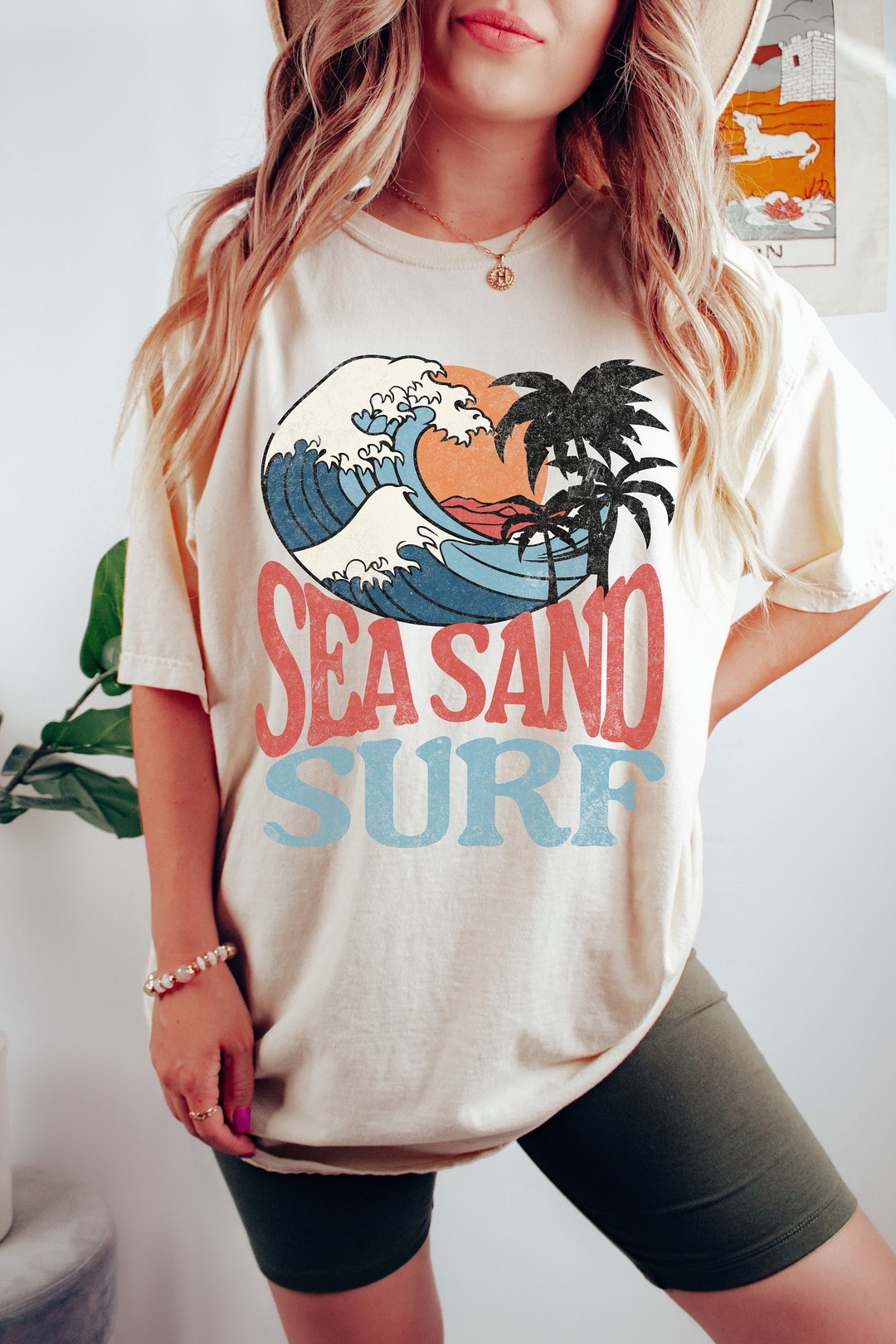 25SS新作【MARITHE】SUMMER BEACH COLLAGE GRAPHIC HALF TEE SUMMER BEACH COLLAGE GRAPHIC HALF TEE charcoal - MARITHÉ+