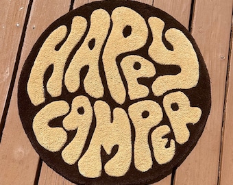Tapis capitonné Happy Camper