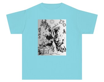 Von Japan inspiriertes Design, mittelschweres Jugend-T-Shirt