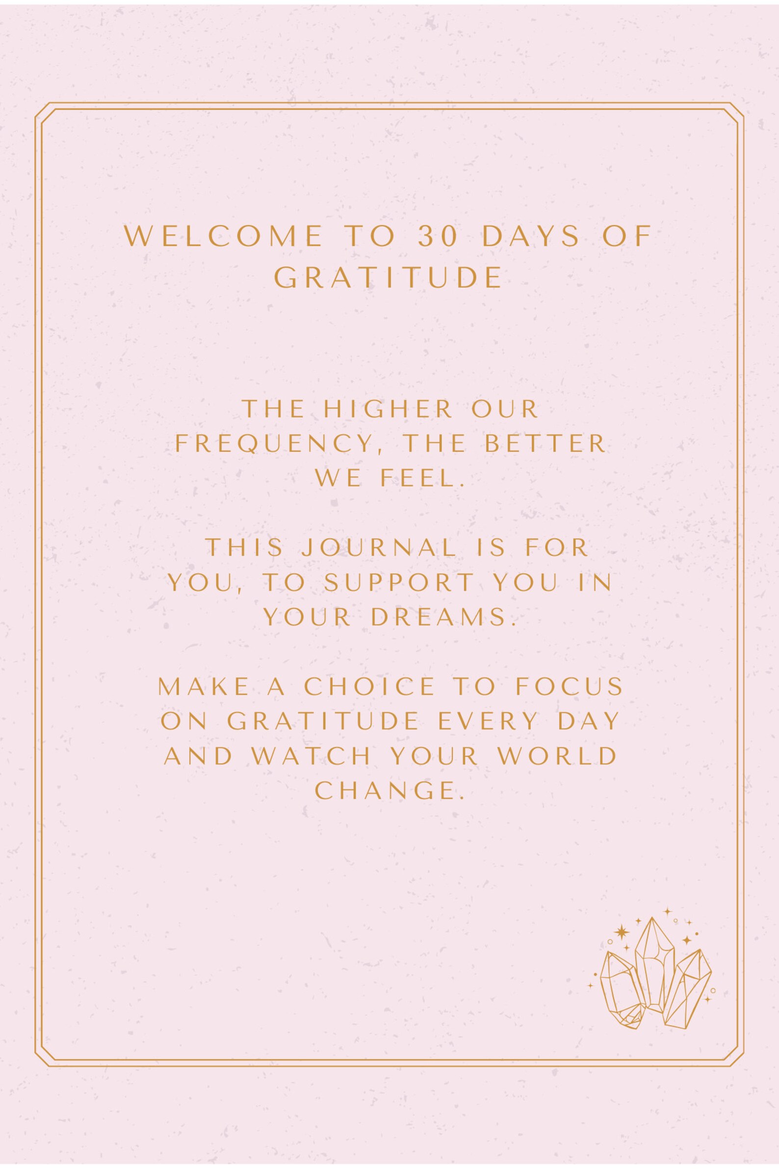 Gratitude Journal 30 Days of Gratitude Etsy