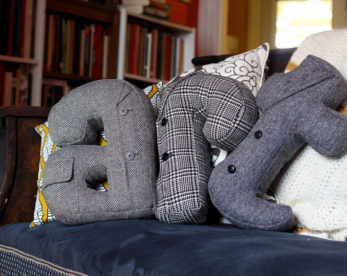 Alphabet Pillows Etsy
