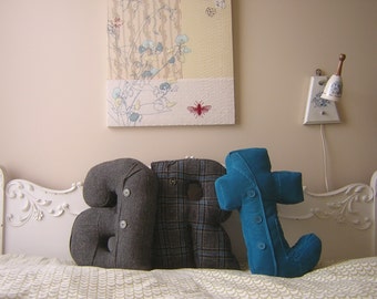 Alphabet pillows - custom