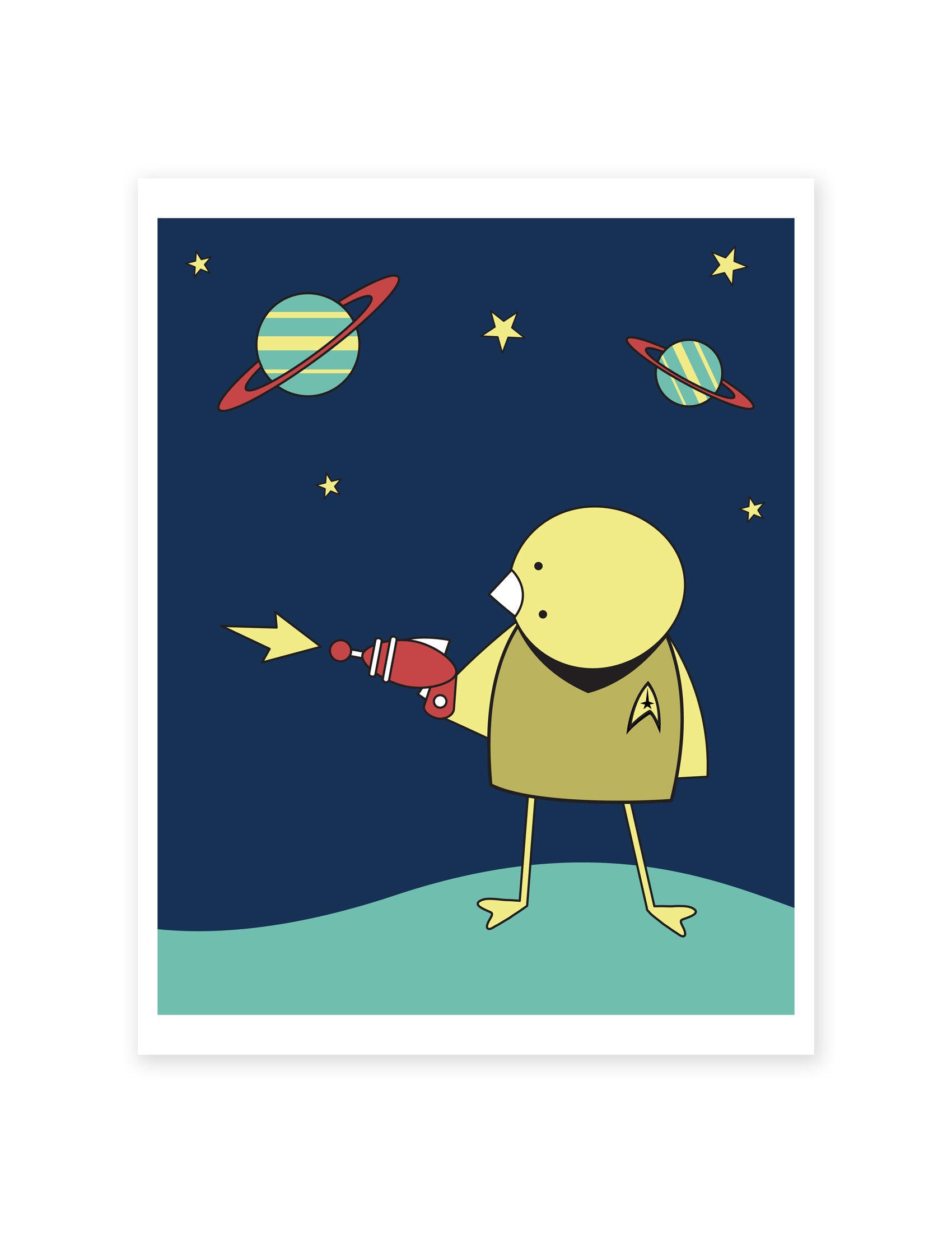 Kid's Wall Art Star Trek Baby Nursery Art Outer Space Etsy