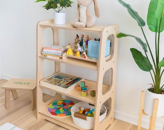 Montessori Toy Shelf - Toy Storage Organizer - Montessori Furniture