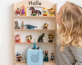 Toniebox Shelf With Personalized Name Tonie Regal Shelf Organizer Magnetic for Tonie Box Characters Display 25 Tonie Figures Toniebox