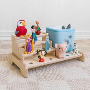 Magnetic Tonie Display Tonie Box Holder Tonie Shelf Storage Organize 15 Characters for TonieBox 1, 2 and Lite, Kids Room & Storytelling