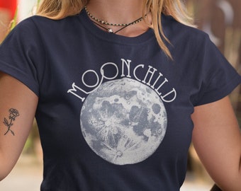 Moonchild Full Moon Shirt Witch Tee Witchy Shirt Clothing, UNISEX FIT
