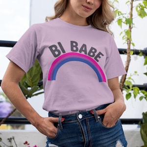 Bi Pride Bisexual Shirt Bi Flag Shirt Queer Bisexual Rainbow. LBGTQ. UNISEX FIT