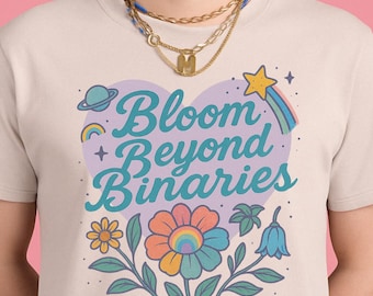 Non Binary Pride Shirt | Queer Unisex T-Shirt | Non Binary Clothing, Short-Sleeve Unisex T-Shirt
