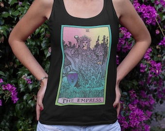 The Empress, Tarot Shirt, Yoga Tank Top, Tarot Card