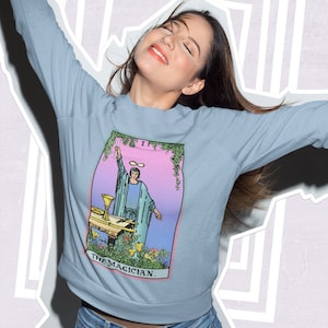 Der Magier, Tarot Sweatshirt, witchy Shirt, Tarot Shirt. Witchy Pullover