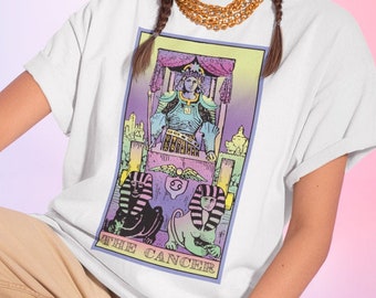 Cancer zodiac t shirt astrology gift pastel occult UNISEX