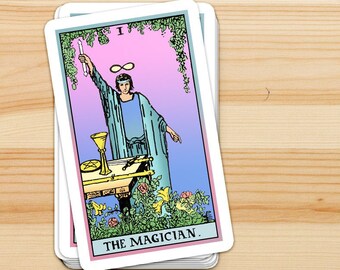 The Magician Tarot Sticker Witchy Decor Gift