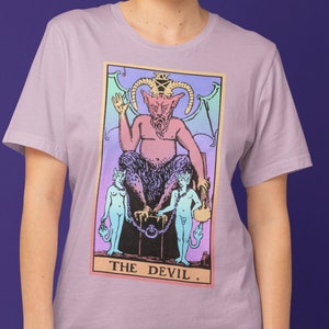 The Devil Goth Shirt Tarot Card Gothic Witchy Clothing UNISEX FIT