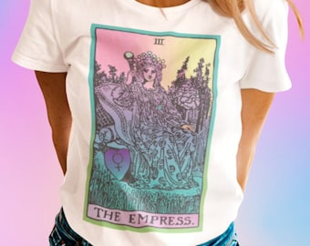 The Empress Tarot Shirt Witchy Pastel Witch Clothing Tee