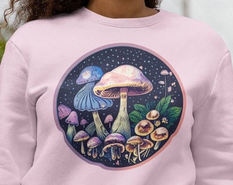 Mushroom Sweater Cottagecore Sweater Unisex Sweatshirt