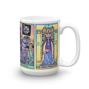 Tarot Mug, Witchy Mug, Occult Mug, Mindfulness Gift, Witch Mug image 7