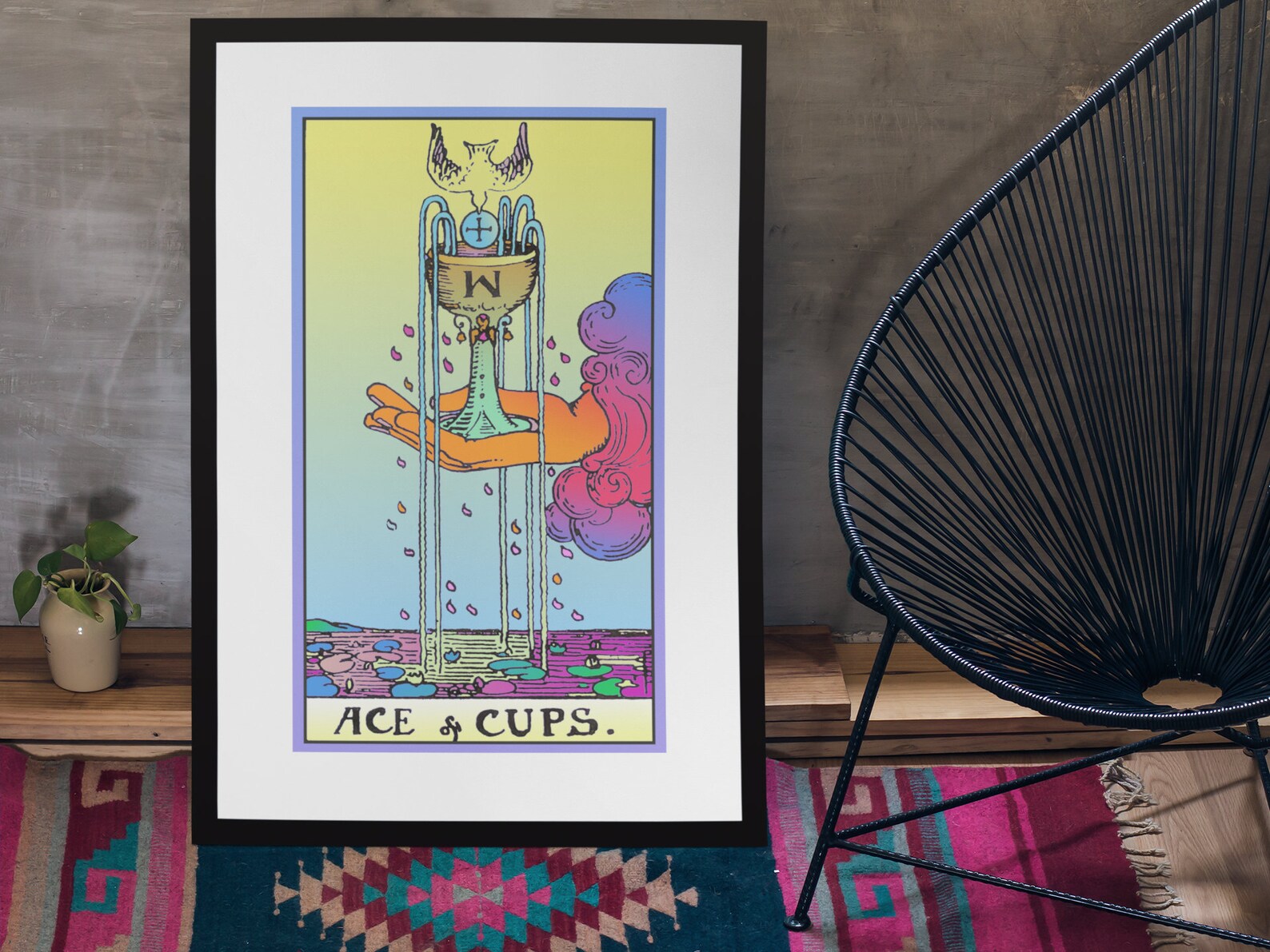 Unframed Ace of Cups Rider Waite Magick Tarot Print. Etsy Unframed Ace of Cups Rider Waite Magick Tarot Print. Etsy